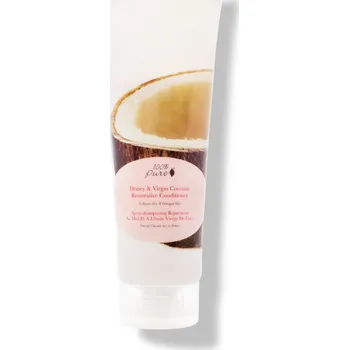 100% Pure Kondicionér regenerační Med a Kokos 236 ml