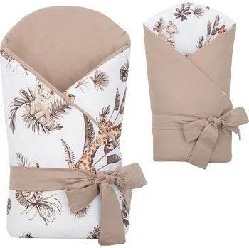 Zavinovačka Oboustranná dětská zavinovačka New Baby Safari 80x80 cm