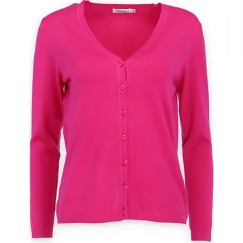 Dámský svetr Damod 1255/19038 propínací svetřík barva: šedá, velikost: *SET 2x S/M-L/XL