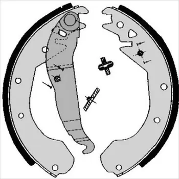 Brzdová čelist Sada brzdových čelistí STARLINE