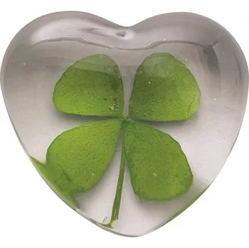 räder Skleněná dekorace Heart with Clover