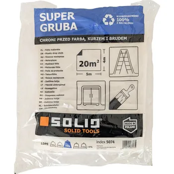 Folie mikro 40my 4x5m Solid SUPER