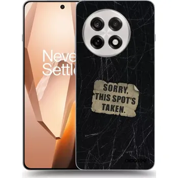 Pouzdro na mobilní telefon Picasee silikonový černý obal pro OnePlus 13R 5G - SORRY