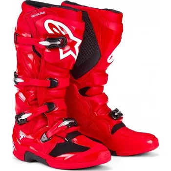 Moto obuv Boty TECH 7, ALPINESTARS (červená) 2026 42