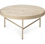 Konferenční stolek Travertine Ø 70 cm "Cashmere" ferm LIVING