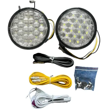 Denní svícení Světlo denního svícení 18 LED - kulaté 90mm, A18 DRL