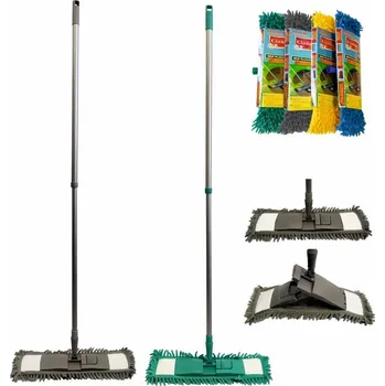 mop Mop plochý ŽINYLKA (mikrovlákno) 42 x 13 cm s teleskopem 75/130cm
