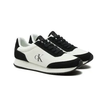 Dámské tenisky Calvin Klein Jeans Sneakersy Runner Laceup Low Mix Mg YW0YW01798 Bílá 38