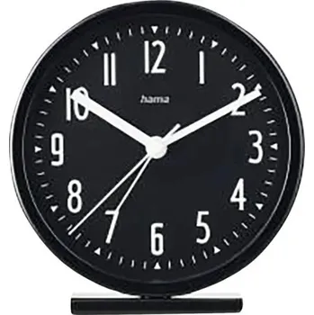 Budík Budík Hama Skye černý Ø 12 cm