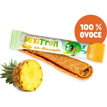 Sušené ovoce ovocná rolka MixiTroll - 100% ananas Mixit 20ks
