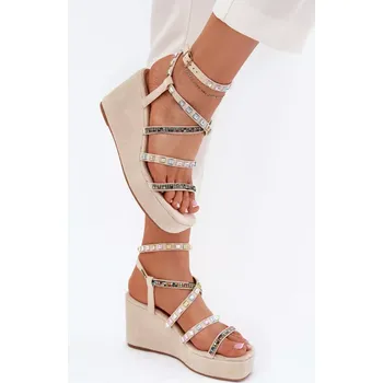 Dámské sandále Bota na klínech model 215005 Step in style 38