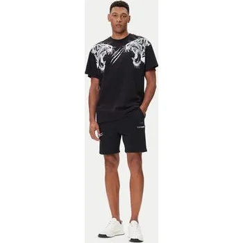 Pánské kraťasy Plein Sport Sportovní kraťasy SAEC MJT2473 STE001N Černá Regular Fit XL