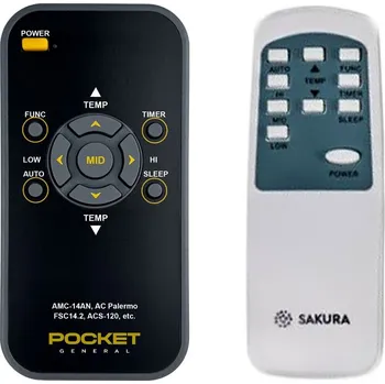 Dálkový ovladač SAKURA SPC 40R-DAME - dálkový ovladač duplikát