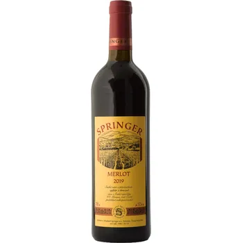 Víno Vinařství Springer Merlot 2023 zemské suché Čtvrtě 0,75 l