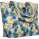 Velká dámská shopper kabelka taška na jaro-léto Barva: vícebarevný || žlutá