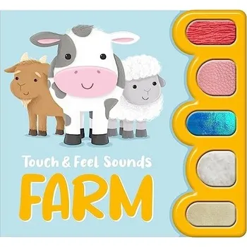 Cizojazyčná kniha Touch & Feel Sounds: Farm - Igloo Books Ltd