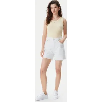 Dámské kraťasy Tommy Jeans Džínové šortky DW0DW20093 Écru Mom Fit 24