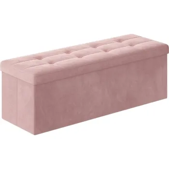 Taburet Taburet s úložným prostorem OTTOMAN 110x38 cm, růžový