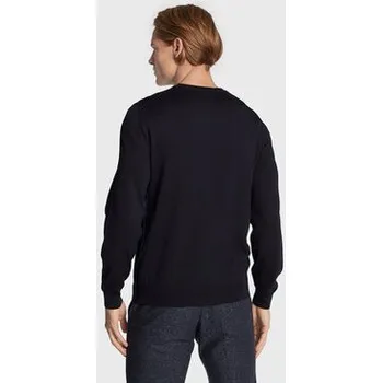 Pánský svetr Boss Svetr Baram-L 50476363 Tmavomodrá Slim Fit XL