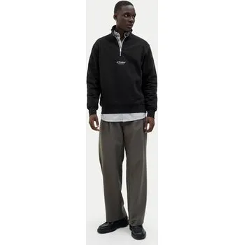 Pánská mikina Jack & Jones Mikina Soho 12278793 Černá Relaxed Fit XXL