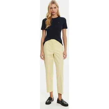 Pánské oblečení Tommy Hilfiger Chino kalhoty WW0WW40504 Žlutá Straight Fit 36