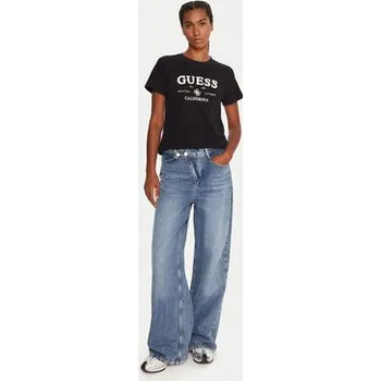 Dámské tričko Guess T-Shirt V5BI02 KCBF1 Černá Regular Fit XXS