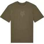 Fox Womens Fox Head Basic Tee S military green