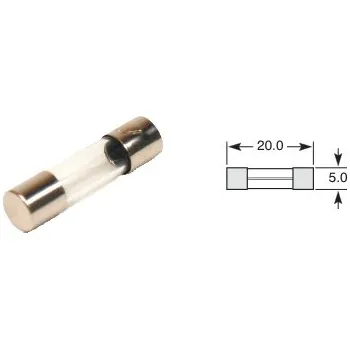 Autopojistky ELTA AUTOMOTIVE 018-777105 Pojistka sklo 5A 5x20mm (018-777105)