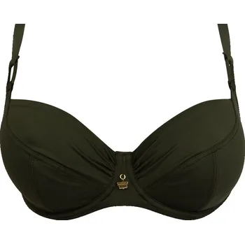 Dámské plavky Plavková podprsenka nevyztužená LISE CHARMEL (ABB3550-14), Velikost 75E, Barva zelená