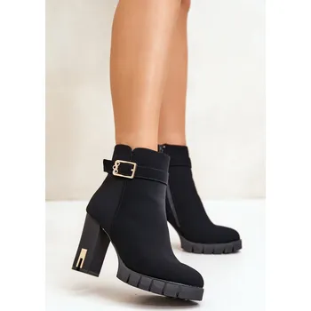 Dámská zimní obuv Boty na podpatku model 200106 Step in style 41