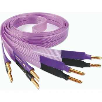 Audio kabel Reproduktorový kabel Nordost Purple Flare Délka: 3 m, Zakončení druhé strany: Zlacené duté banánky, Zakončení jedné strany: Zlacená vidlice