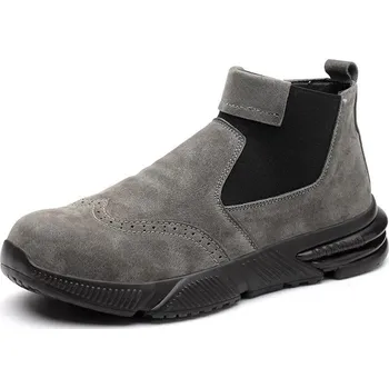 Pánská běžecká obuv Pánské pracovní boty z kůže s ocelovou špičkou Velikost: 36, Barva (Varianta): 936-gray