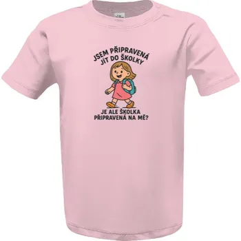 Pánská móda Tričko s potiskem pro holky dětské