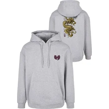 Pánská mikina Mikina s kapucí Wu-Wear Dragon Hoody - šedá, L