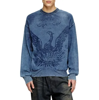 Pánský svetr SVETR DIESEL K-FENICOL KNITWEAR BLUE