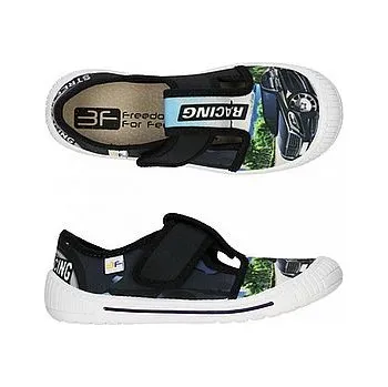 Chlapecké bačkory 3F chlapecké bačkorky Neptun 3Sk3/19 černé 31