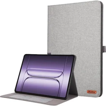 Pouzdro na tablet VSECHNONAMOBIL 117861 FABRIC Zaklápěcí obal pro OnePlus Pad 3 šedý