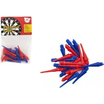 Příslušenství pro šipky Náhradní hroty, Barevné, 20 ks v sáčku