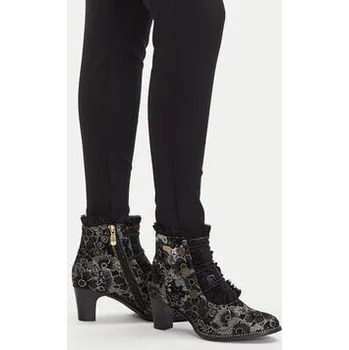 Dámské kozačky Polokozačky Laura Vita Elcodieo 224 Černá 37