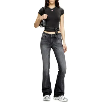 Dámské džíny DŽÍNY DIESEL 1969 D-EBBEY TROUSERS BLACK