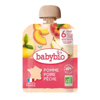 Babybio BIO kapsička jablko, hruška, broskev 90 g