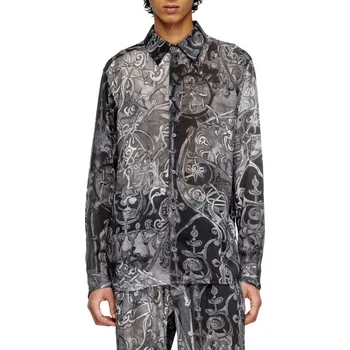 Pánská košile KOŠILE DIESEL S-SIMPLY-B-AJFW SHIRT BLACK