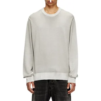 Pánský svetr SVETR DIESEL K-LARENCE-B KNITWEAR GREY