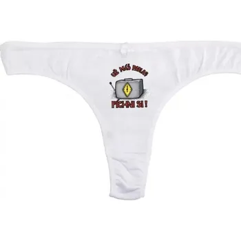 Kalhotky Píchni si - Vtipné kalhotky - S tanga_bílá