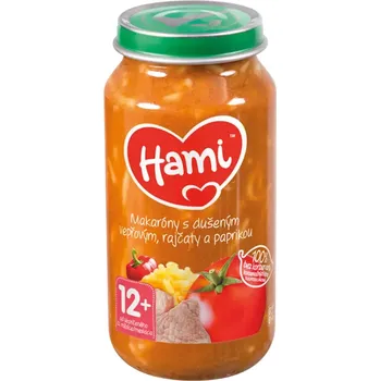 Hami Makaróny s dušeným vepřovým, rajčaty a paprikou 250 g