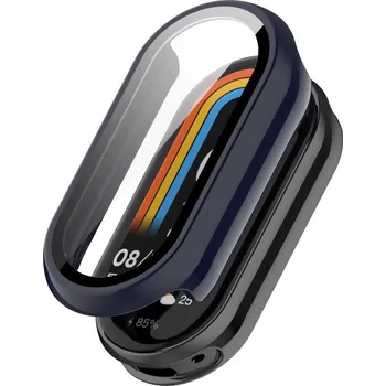 VSECHNONAMOBIL 117835 PC FULL COVER Plastový kryt se sklem pro Xiaomi Smart Band 10 / 10 NFC tmavě modrý