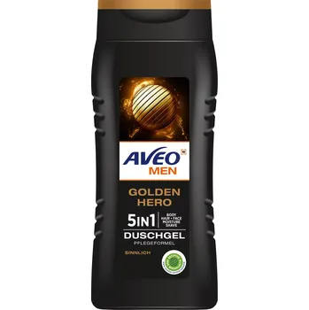 Sprchový gel AVEO MEN Sprchový gel Golden Hero 5v1 300 ml