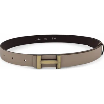 Opasek Béžový dámský pásek z pravé kůže – Elen