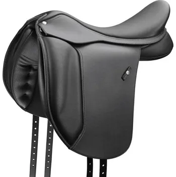 Jezdectví Drezurní sedlo WINTEC 500 Wide černé 18"