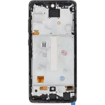 oem LCD displej pro SAMSUNG A52 5G / A52 HARD OLED s rámečkem otisk prstu funguje
